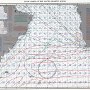 Southern Atlantic routing chart for Januay