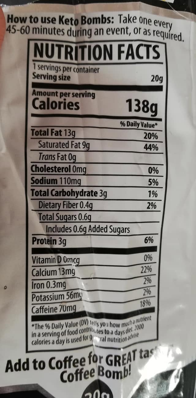 Nut butter energy sachets
