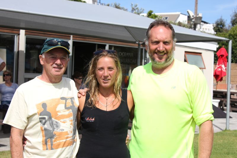 Warren, Jade and Richard at Granger Bay